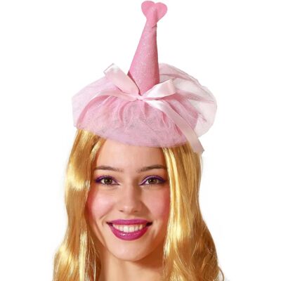 BigBuy Carnival Bandeau Fantaisie Rose - Accessoire de fête créatif BigBuy Carnival Bandeau Fantaisie Rose - Accessoire de fête créatif