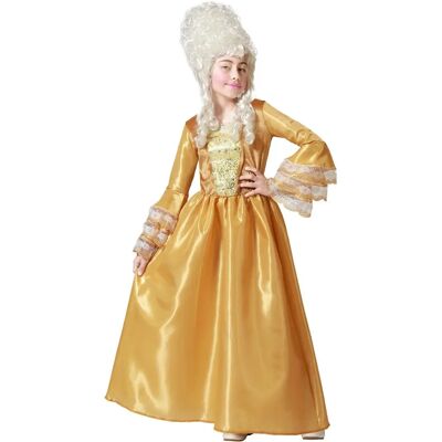BigBuy Vrouwelijke Courtisane Kinderkostuum - Goud 5-6 jaar BigBuy Vrouwelijke Courtisane Kinderkostuum - Goud 5-6 jaar