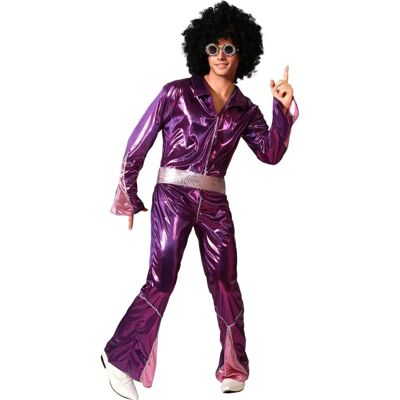 Costume de discothèque fuchsia pour adultes avec ceinture - Vêtement - Publicité Costume de discothèque fuchsia pour adultes avec ceinture - Vêtement - Publicité