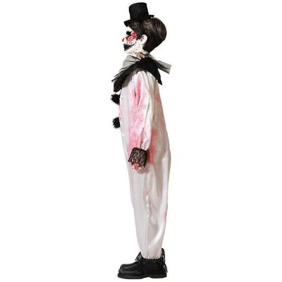 Costume da clown bianco con sangue per bambini 10-12 anni - Atosa Costume da clown bianco con sangue per bambini 10-12 anni - Atosa