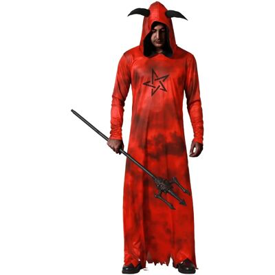 Costume de diable rouge ATOSA - Tunique à capuche pour adulte XL - Publicité Costume de diable rouge ATOSA - Tunique à capuche pour adulte XL - Publicité
