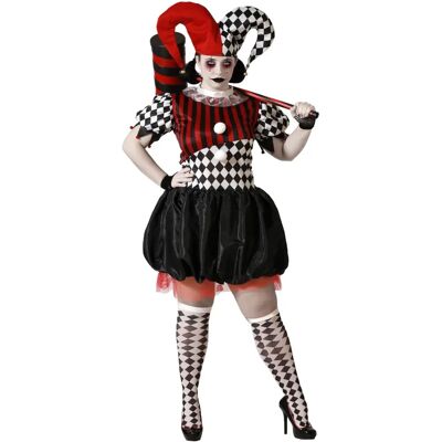 Costume Arlecchino ATOSA - Halloween - Rosso e Nero - Adulto Costume Arlecchino ATOSA - Halloween - Rosso e Nero - Adulto