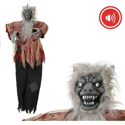 Atosa Lupo Mannaro Luce/Suono/Movimento 120cm - Decorazione Halloween Atosa Lupo Mannaro Luce/Suono/Movimento 120cm - Decorazione Halloween