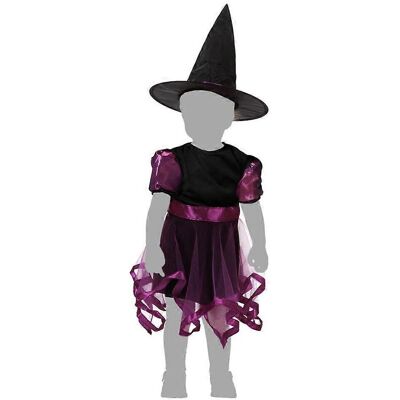 Costume da strega per bebè - Viola, 6-12 mesi Costume da strega per bebè - Viola, 6-12 mesi