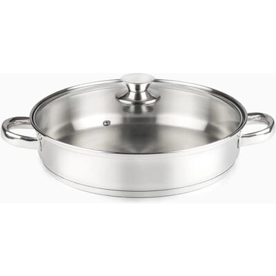 VIER - 200-26 - 26 cm - 18/10 roestvrij staal - Sauspan VIER - 200-26 - 26 cm - 18/10 roestvrij staal - Sauspan