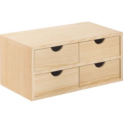Astigarraga Minibloc - Naturales Kiefer 4-Schublad-Schrank Astigarraga Minibloc - Naturales Kiefer 4-Schublad-Schrank