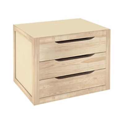 Astigarraga Pin Massif - Buffet 3 Tiroirs - Mobilier Polyvalent Astigarraga Pin Massif - Buffet 3 Tiroirs - Mobilier Polyvalent