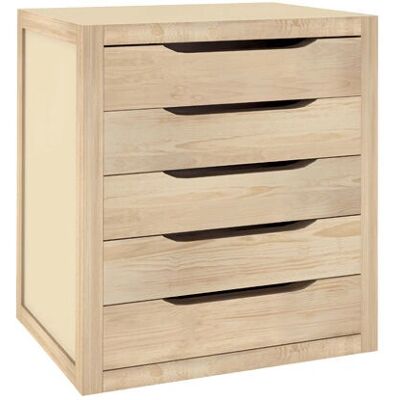 Astigarraga Pino 5 Cajones Cajonera - Mueble para sala Astigarraga Pino 5 Cajones Cajonera - Mueble para sala