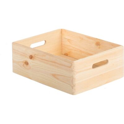 Astigarraga CBS403023 Natürliche Kiefernholz Aufbewahrungsbox - Rechteckig Astigarraga CBS403023 Natürliche Kiefernholz Aufbewahrungsbox - Rechteckig