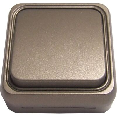 Interruttore in bronzo Fontini BF-18 - Montaggio a parete - 10A - 230V - Completo Interruttore in bronzo Fontini BF-18 - Montaggio a parete - 10A - 230V - Completo