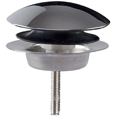 Valvola scarico lavello Inox T-303 Tecno T - Meccanismo click-clack Valvola scarico lavello Inox T-303 Tecno T - Meccanismo click-clack