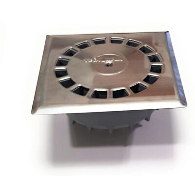 Odpływ Tecnoagua T-88 I z PVC i stali nierdzewnej - Pionowy 16,5cm Odpływ Tecnoagua T-88 I z PVC i stali nierdzewnej - Pionowy 16,5cm