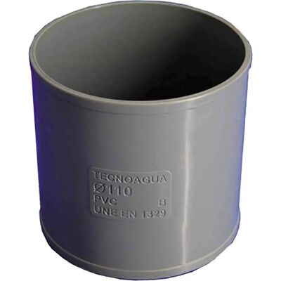 Raccord PVC 75 mm femelle-femelle Hidrotecnoagua - Publicité Raccord PVC 75 mm femelle-femelle Hidrotecnoagua - Publicité