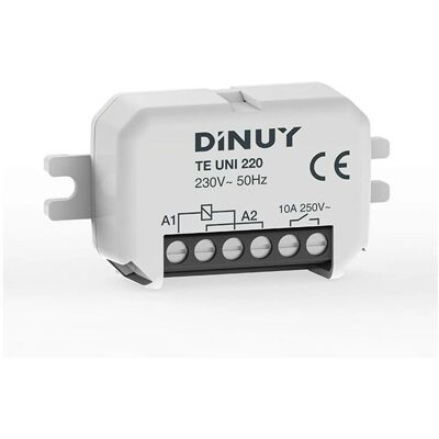 Interruptor DINUY TE UNI 220 - Impulso 1 NO 230V Interruptor DINUY TE UNI 220 - Impulso 1 NO 230V