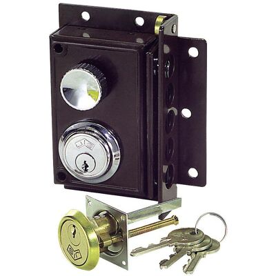 Cerradura JIS 243 - Ajustable, Acero Inoxidable, A la Izquierda Cerradura JIS 243 - Ajustable, Acero Inoxidable, A la Izquierda