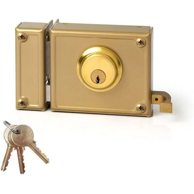Cerradura Jis 12-10i - Cerradura de pestillo, Izquierda, 52mm Cerradura Jis 12-10i - Cerradura de pestillo, Izquierda, 52mm