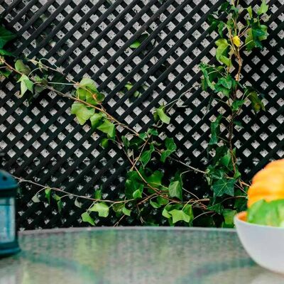 Celosía PVC Nortene 18mm Antracita - Cercado para Jardín Celosía PVC Nortene 18mm Antracita - Cercado para Jardín