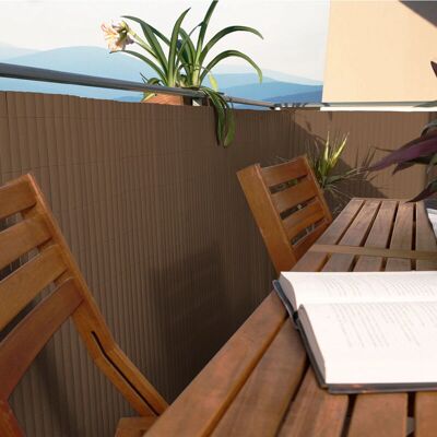 CATRAL GARDEN - Elegance Recycane 2x3m - Marrón - Valla de PVC CATRAL GARDEN - Elegance Recycane 2x3m - Marrón - Valla de PVC