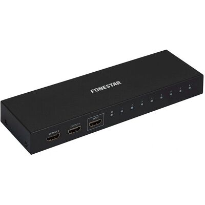 Distribuidor HDMI Fonestar Fo-558 8 Saídas - HDMI 1.4a 4K Distribuidor HDMI Fonestar Fo-558 8 Saídas - HDMI 1.4a 4K