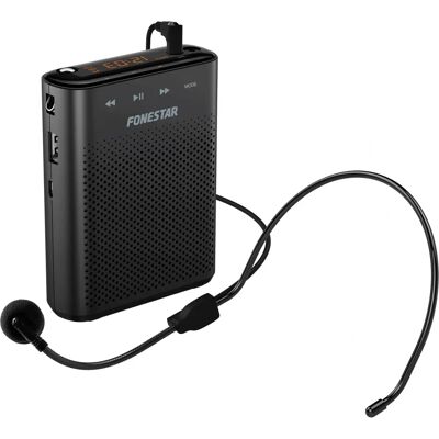 FONESTAR ALTA-VOZ-30 Drahtloses Mikrofonverstärkersystem - Schwarz FONESTAR ALTA-VOZ-30 Drahtloses Mikrofonverstärkersystem - Schwarz