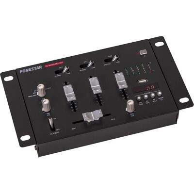 Fonestar - Kompakter 3-Kanal USB/MP3/Bluetooth DJ-Mixer - Mix-3DJ Fonestar - Kompakter 3-Kanal USB/MP3/Bluetooth DJ-Mixer - Mix-3DJ