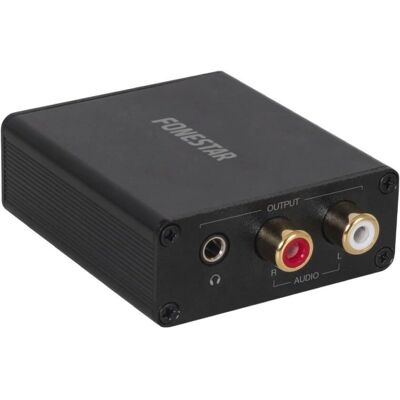 Conversor digital para analógico Fonestar FO-41DAH - Preto Conversor digital para analógico Fonestar FO-41DAH - Preto