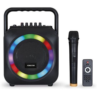 Fonestar BOX-35LED Bluetooth Karaoke System - Schwarz Fonestar BOX-35LED Bluetooth Karaoke System - Schwarz