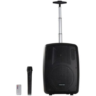 Haut-parleur Portable Fonestar - 100W Bluetooth FM USB/MicroSD Microphone Trolley - Publicité Haut-parleur Portable Fonestar - 100W Bluetooth FM USB/MicroSD Microphone Trolley - Publicité