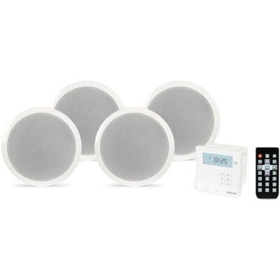 Sistema de Altavoces de Techo Bluetooth Inalámbrico KS-064 de Fonestar - Sistema de Sonido Sistema de Altavoces de Techo Bluetooth Inalámbrico KS-064 de Fonestar - Sistema de Sonido