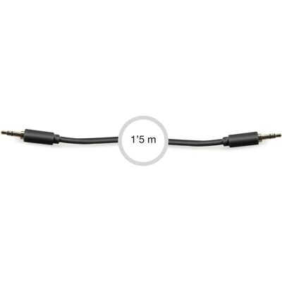 FONESTAR AA-709N 1,5m stereo audiokabel - Jack 3,5mm M-M FONESTAR AA-709N 1,5m stereo audiokabel - Jack 3,5mm M-M