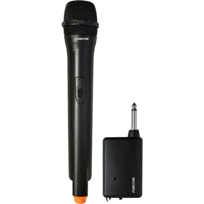 Microfone sem fio Fonestar IK-163 - Microfone - Preto Microfone sem fio Fonestar IK-163 - Microfone - Preto