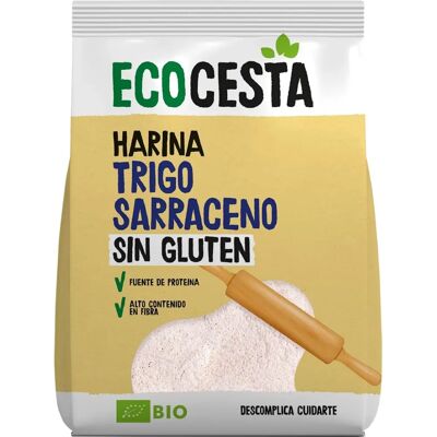 Ecocesta Harina de Trigo Sarraceno - Pseudo-cereal Sin Gluten - Harina Ecocesta Harina de Trigo Sarraceno - Pseudo-cereal Sin Gluten - Harina