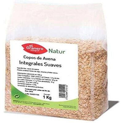 El Granero Integral Organic Whole Oatmeal Flakes - Oat Flakes El Granero Integral Organic Whole Oatmeal Flakes - Oat Flakes