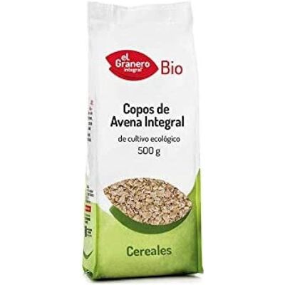 Copos de avena integrales bio Granero 500 g - Copos de avena integrales Copos de avena integrales bio Granero 500 g - Copos de avena integrales