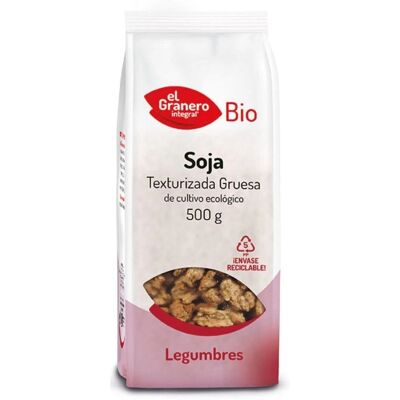 El Granero Granulados de soja orgânicos com textura grossa - Rico em proteínas El Granero Granulados de soja orgânicos com textura grossa - Rico em proteínas