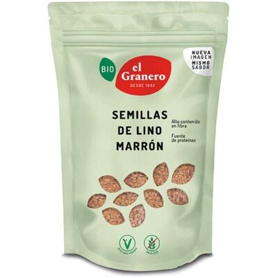 Semillas de Lino Marrón Orgánicas Granero - 500g - Orgánico, Tostado, Alto en Omega 3 Semillas de Lino Marrón Orgánicas Granero - 500g - Orgánico, Tostado, Alto en Omega 3