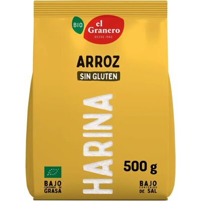 El Granero Integral Farinha de Arroz Orgânica - 500g Sem Glúten El Granero Integral Farinha de Arroz Orgânica - 500g Sem Glúten