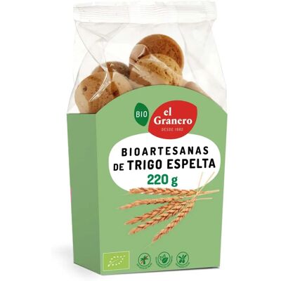 Galletas artesanas de espelta bio de El Granero Integral - galletas Galletas artesanas de espelta bio de El Granero Integral - galletas