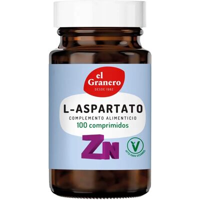 El Granero Integral Zink-Aspartat - Nahrungsergänzung - 100 Tabletten El Granero Integral Zink-Aspartat - Nahrungsergänzung - 100 Tabletten