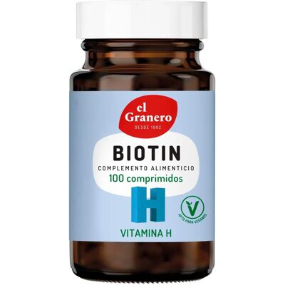 El Granero Integral Biotin - Haarpflege, 100 Tabletten El Granero Integral Biotin - Haarpflege, 100 Tabletten