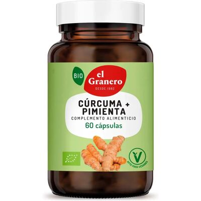 Kurkuma und Pfeffer von El granero integral - Nahrungsergänzungsmittel Kurkuma und Pfeffer von El granero integral - Nahrungsergänzungsmittel