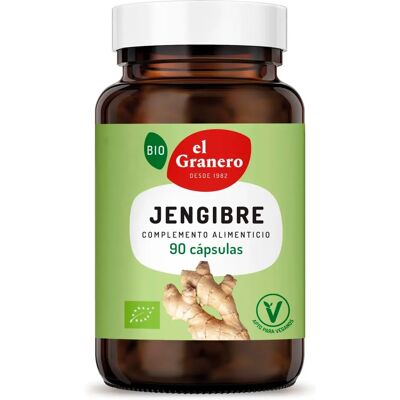El Granero Integral Bio Ingwer 500mg Kapseln - Nahrungsergänzungsmittel El Granero Integral Bio Ingwer 500mg Kapseln - Nahrungsergänzungsmittel