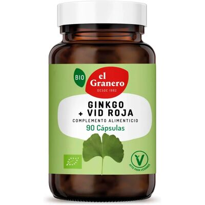 El Granero Integral Ginkgo Vid Roja Suplemento El Granero Integral Ginkgo Vid Roja Suplemento