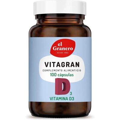 El Granero Integral Vitagran D3 100 Kapseln - Nahrungsergänzung El Granero Integral Vitagran D3 100 Kapseln - Nahrungsergänzung
