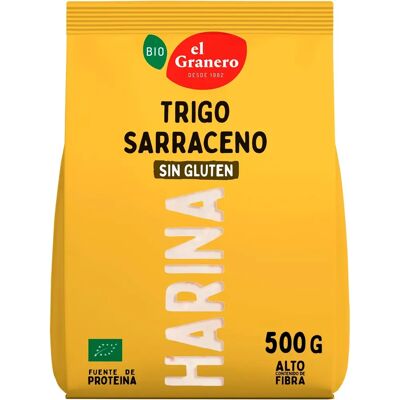 El Granero Integral Buckwheat Flour - Gluten-Free, Organic, 500g El Granero Integral Buckwheat Flour - Gluten-Free, Organic, 500g