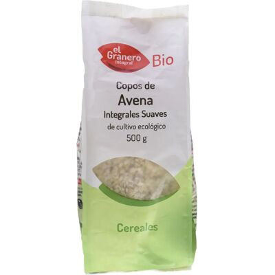 Copos de avena integrales orgánicos Granero 500 g - Alto en proteínas Copos de avena integrales orgánicos Granero 500 g - Alto en proteínas