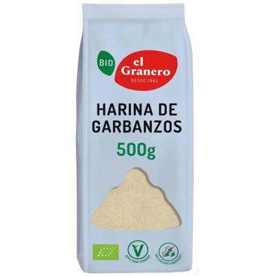 Harina de Garbanzo Orgánica Granero - Sin Gluten, 500g Harina de Garbanzo Orgánica Granero - Sin Gluten, 500g