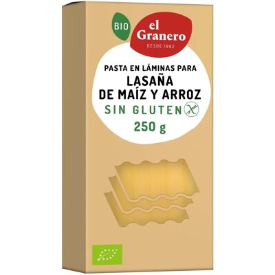 El Granero Integral Feuilles de lasagne bio sans gluten - Feuilles de lasagne - Publicité El Granero Integral Feuilles de lasagne bio sans gluten - Feuilles de lasagne - Publicité