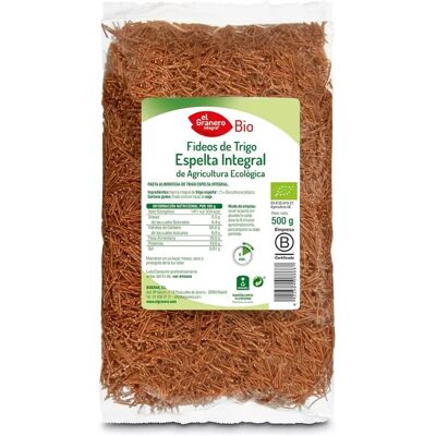 Fideos de espelta integral orgánicos de Granero - Pasta orgánica Fideos de espelta integral orgánicos de Granero - Pasta orgánica