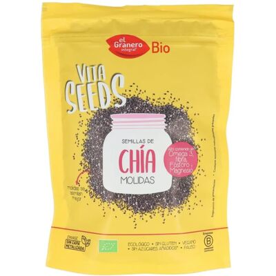 El Granero Integral Vitaseeds gemahlene Chiasamen - Bio glutenfrei 200 g El Granero Integral Vitaseeds gemahlene Chiasamen - Bio glutenfrei 200 g